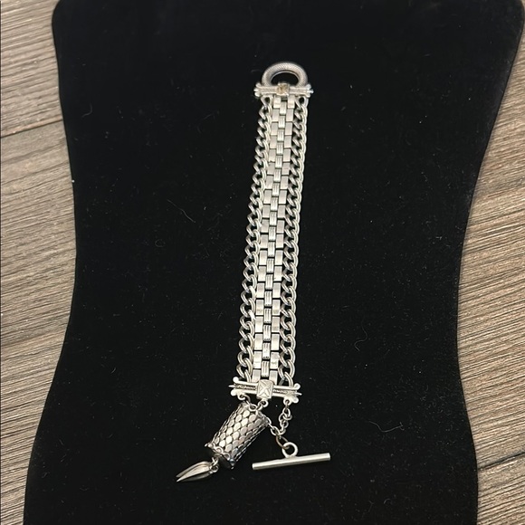 Vintage Whiting & Davis Co Mesh Bag Stylish Silver Chain Bracelet 7” - Picture 2 of 14